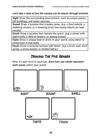 World Building Workbook Preview 3